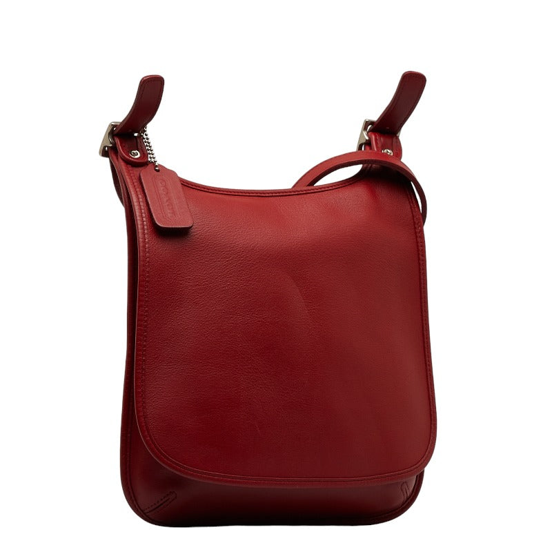 Leather Flap Crossbody Bag 9135