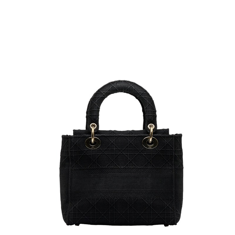 Dior Lady D-Lite Cannage Embroidery Handbag