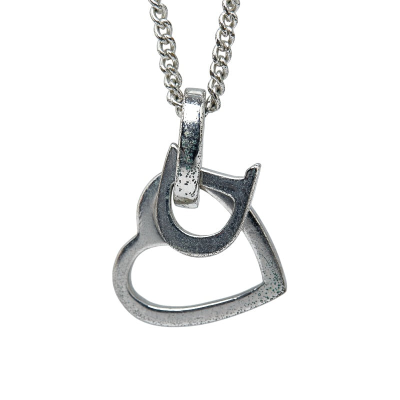 D Logo Heart Pendant Necklace
