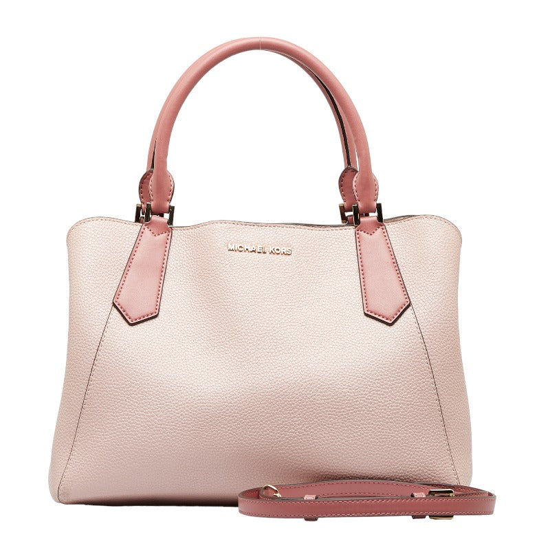 Michael Kors Leather 2WAY Handbag Pink