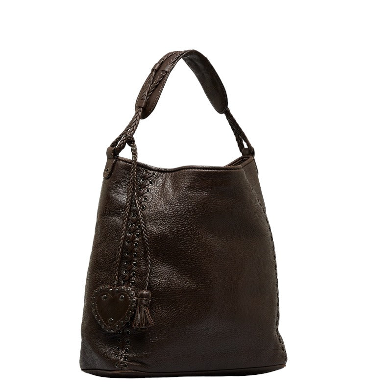 Leather Ethnic Tote Bag