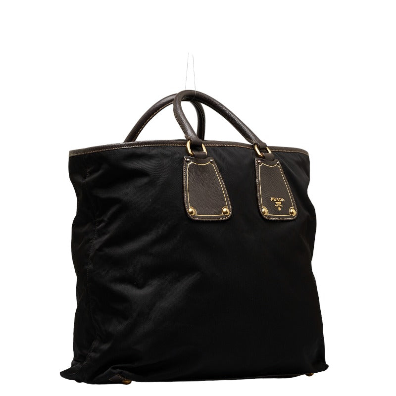 Tessuto Leather-Trimmed Tote Bag