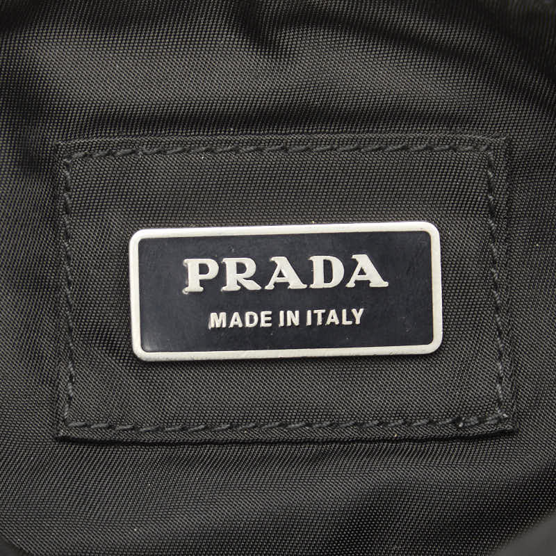 Prada Nylon Waist Bag Black in Very Good Condition