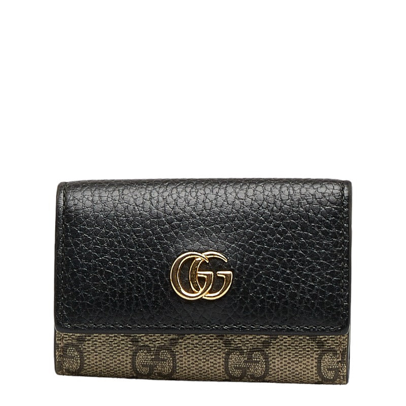 GG Marmont Leather Key Case 456118
