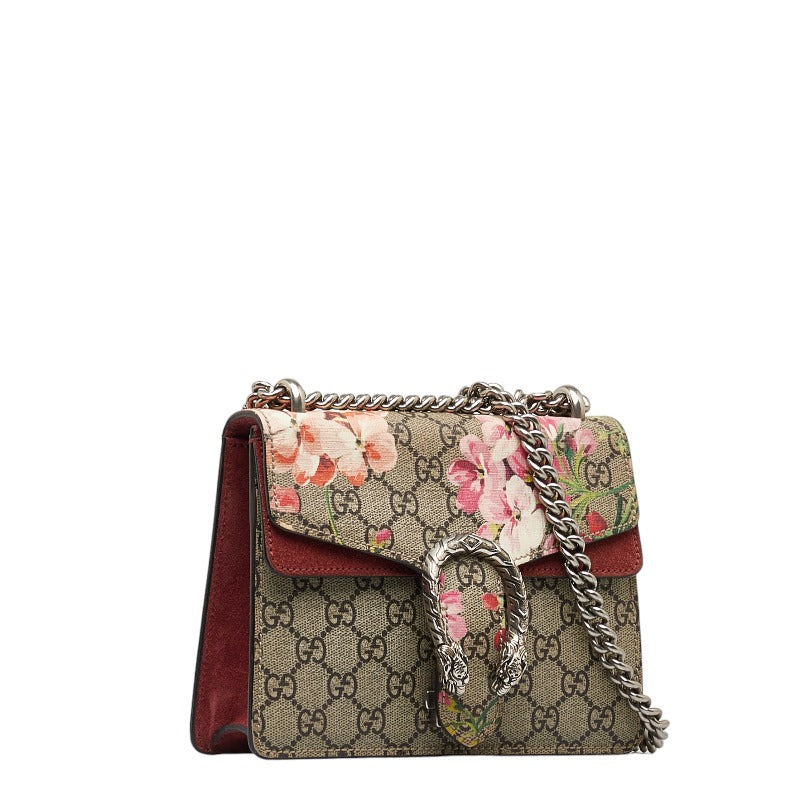 Gucci GG Supreme Blooms Dionysus Chain Shoulder Bag 421970