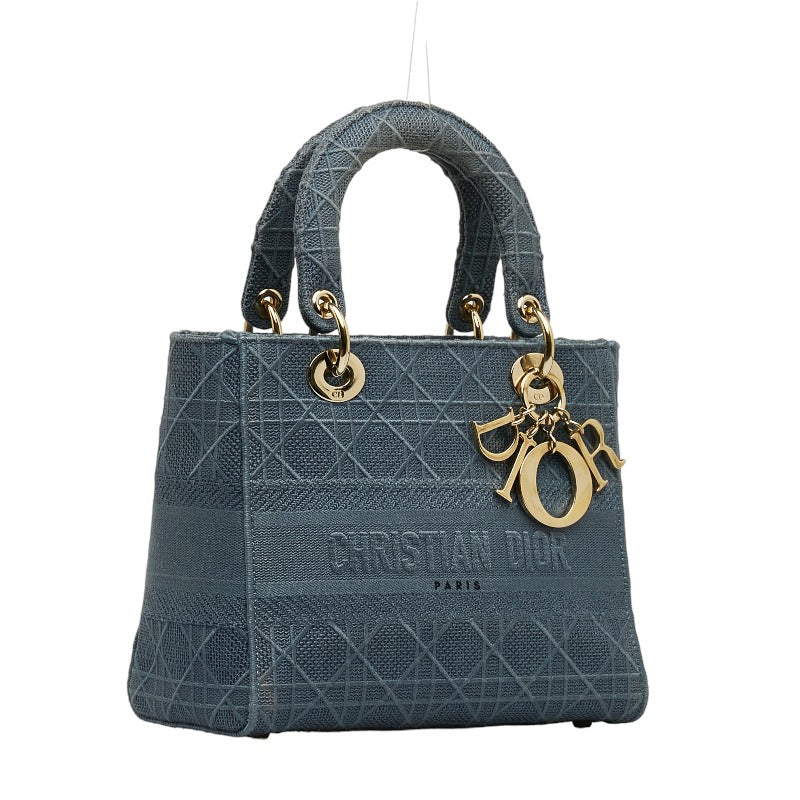 Dior Lady D Lite Canvas Handbag