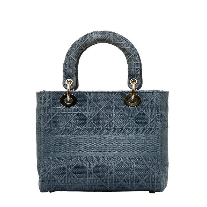 Dior Lady D Lite Canvas Handbag