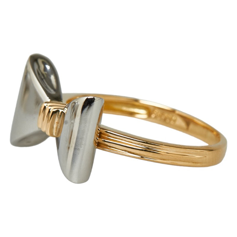 18k Gold & Platinum Ribbon Ring