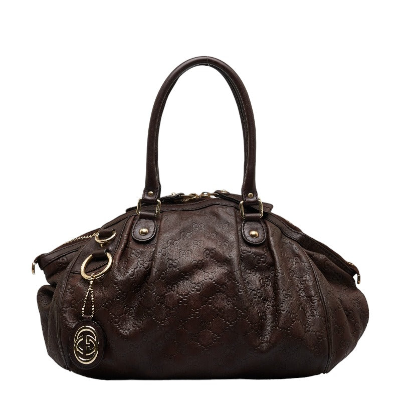 Gucci Guccissima Leather Sukey Shoulder Bag Leather Shoulder Bag 223974 in Good condition