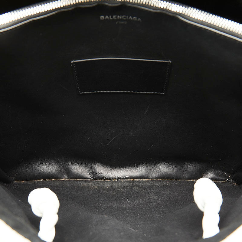 Balenciaga Leather Blanket Square 2WAY Shoulder Handbag 466542