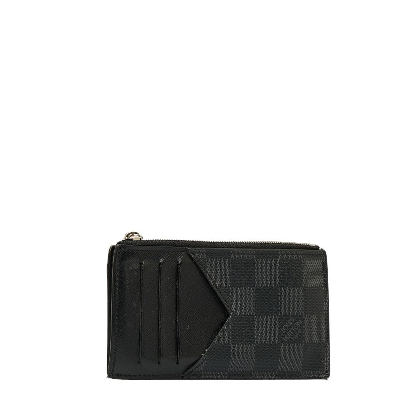 Louis Vuitton Damier Graphite Card Holder  Canvas Card Case N64038 in Good condition