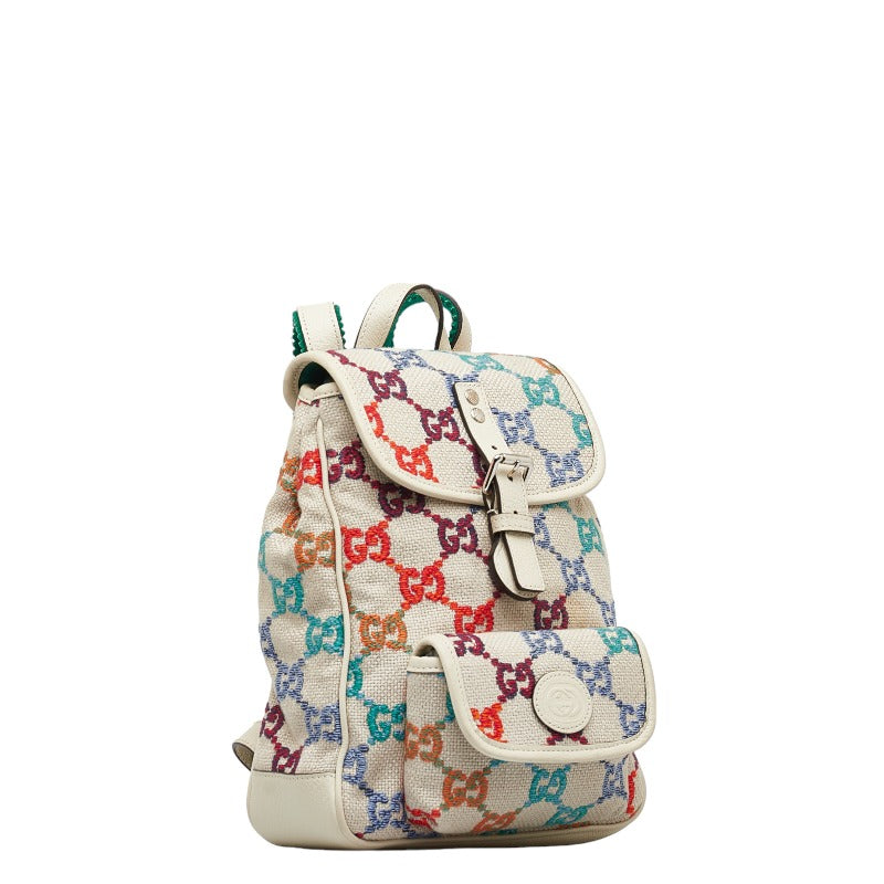 Gucci GG Canvas Children's Backpack  Canvas Backpack 630818 in Excellent condition