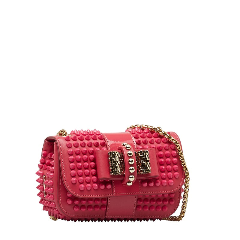 Spiked Leather Sweet Charity Crossbody Bag