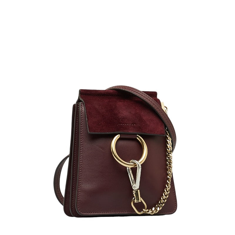 Leather Mini Faye Crossbody Bag