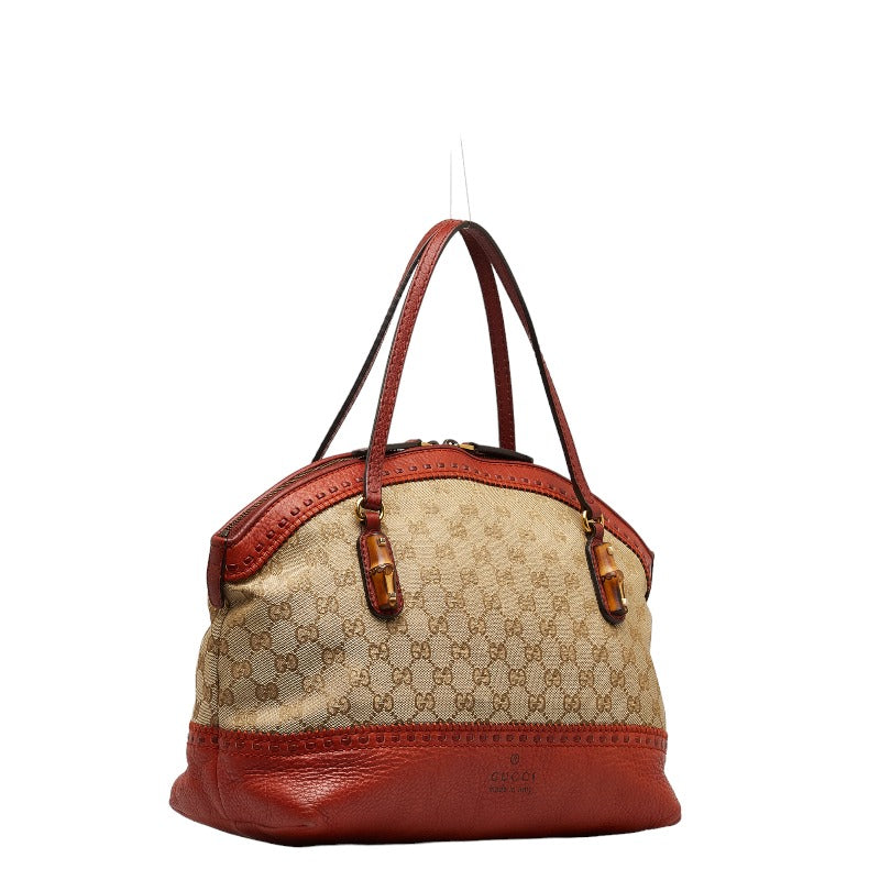 Gucci GG Canvas Laidback Crafty Tote Bag Canvas Handbag 339002 in Good condition