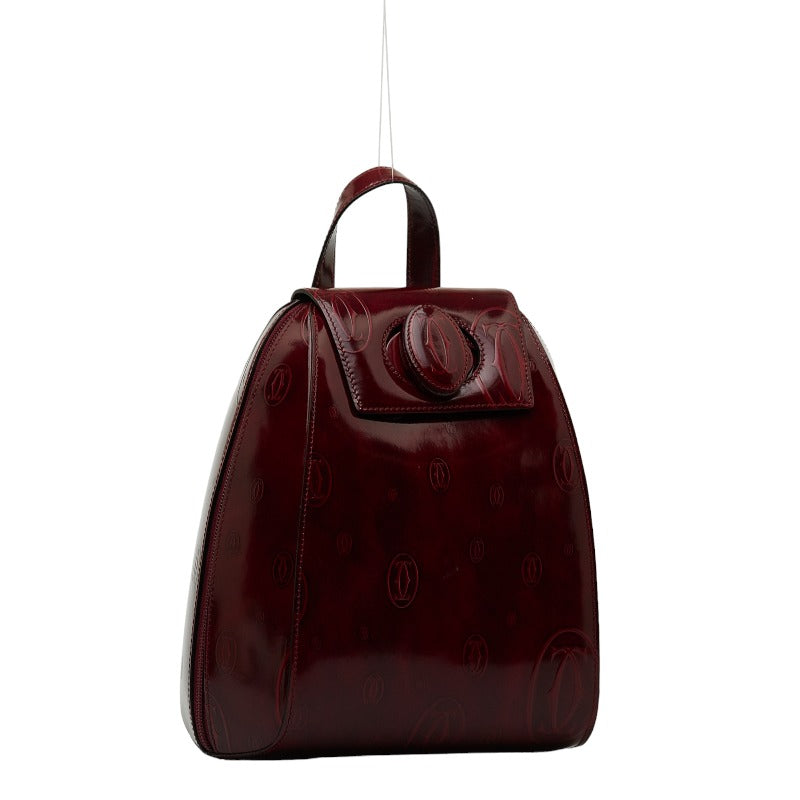 Must De Cartier Patent Leather Backpack