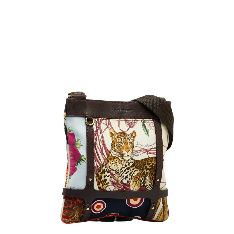Jungle Safari Print Shoulder Bag