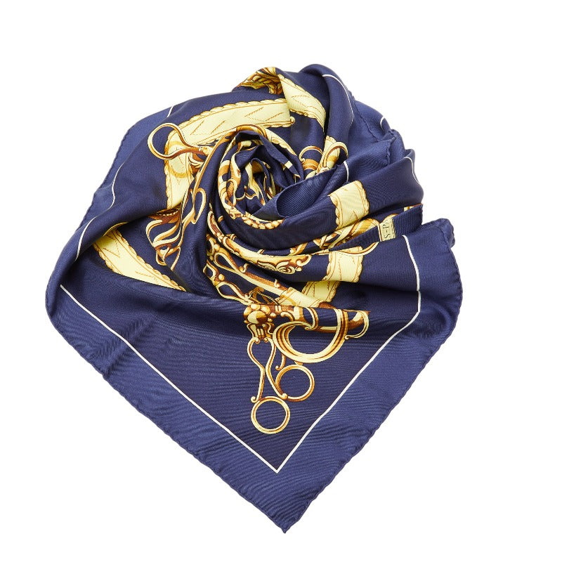 Hermes Carre 90 Lift Profile Silk Scarf  Canvas Scarf in Excellent condition