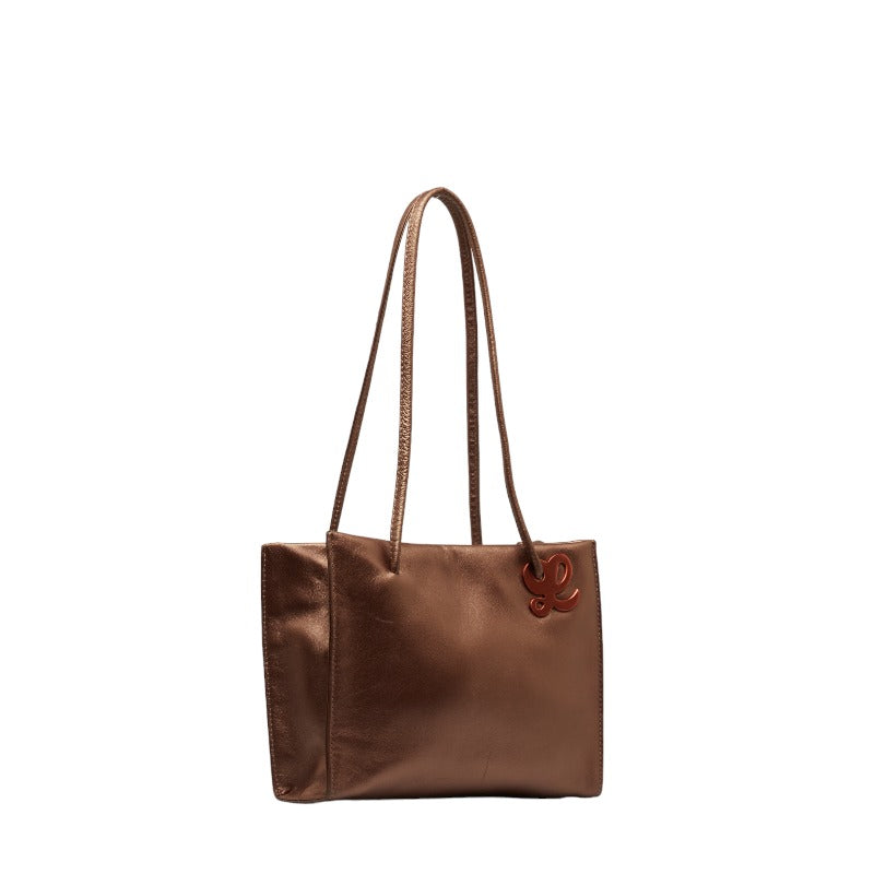 Loewe Metallic Leather Mini Tote Bag Leather Handbag in Good condition