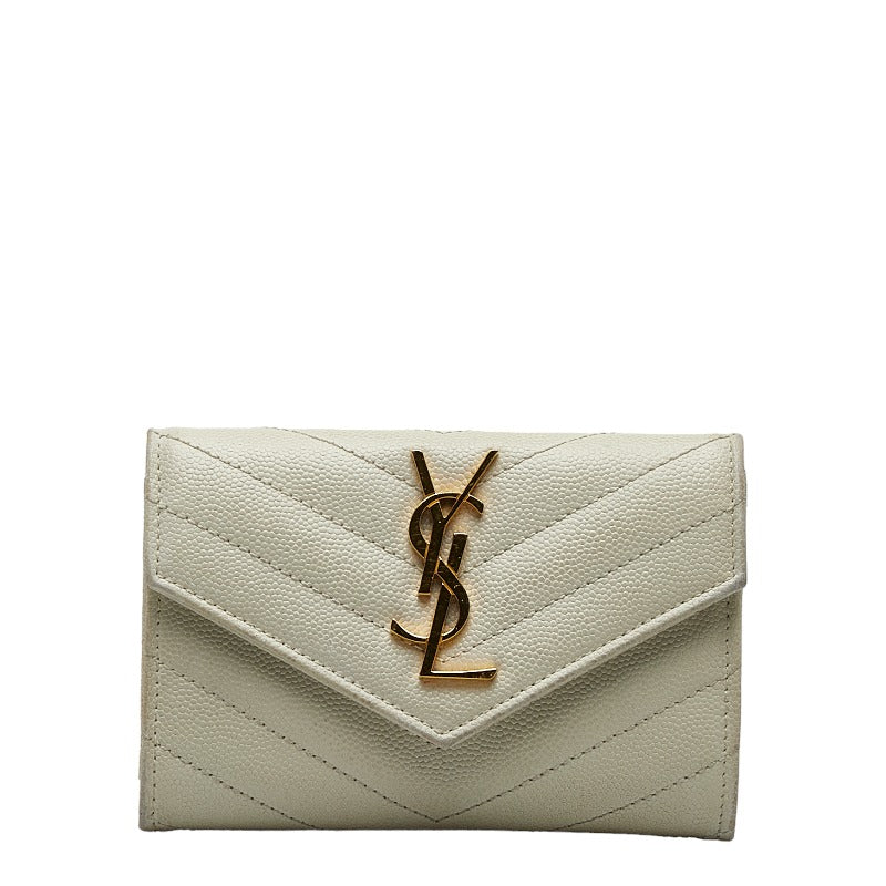 Yves Saint Laurent Leather Card Case in Very Good Condition