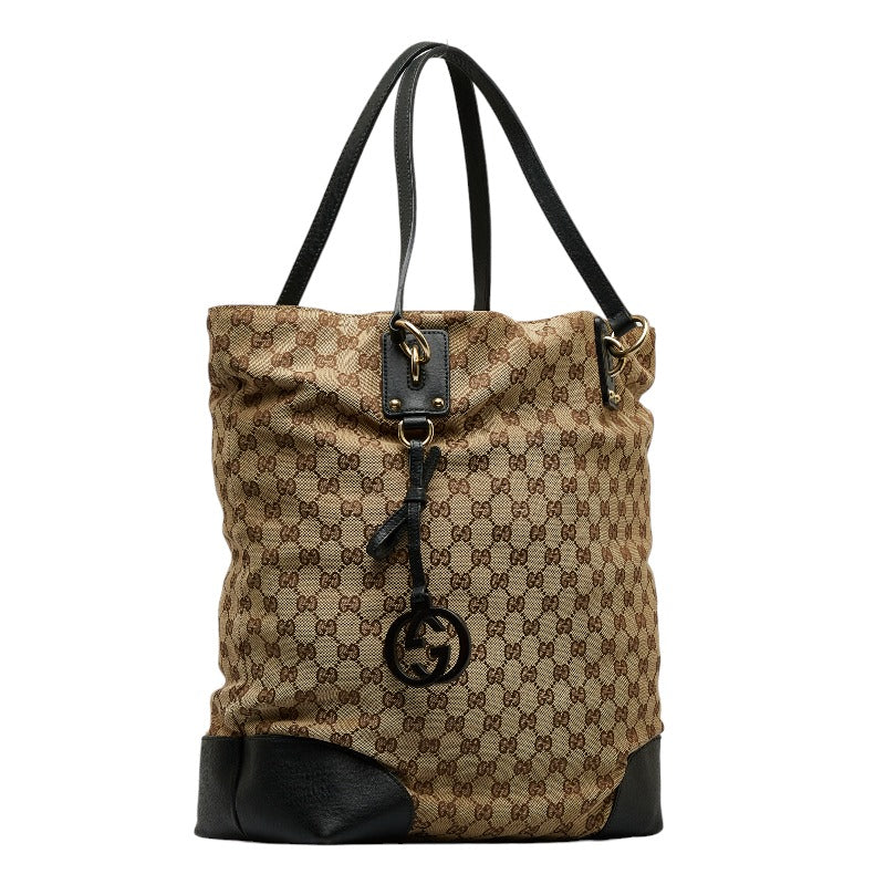 GG Canvas Large Charm Tote 247236