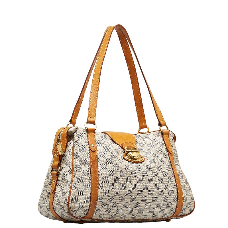 Louis Vuitton Damier Azur Stresa PM  Canvas Handbag N42220 in Good condition