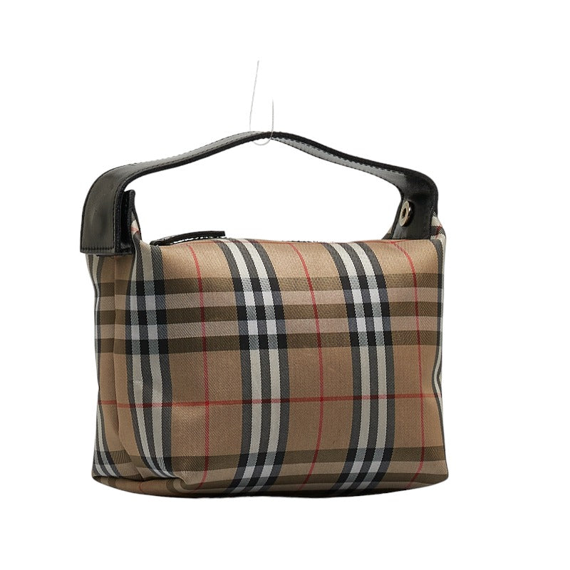 House Check Canvas Vanity Pouch
