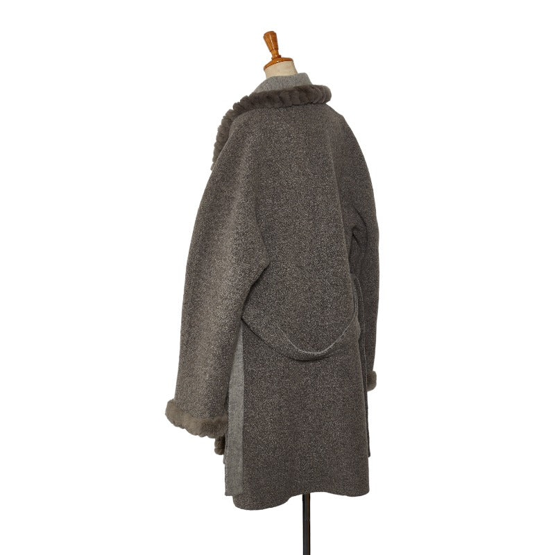 Fendi Shawl Collar Long Coat for Women in Great Condition