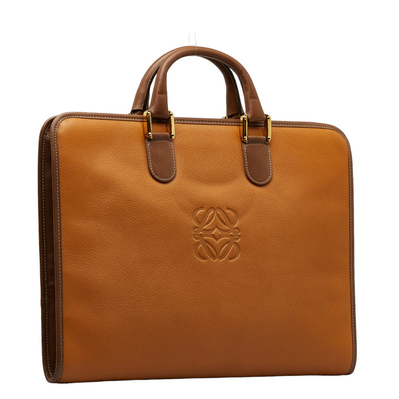 Anagram Leather Briefcase