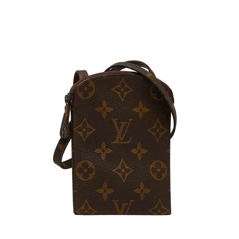 Louis Vuitton Monogram Pochette Secré Canvas Shoulder Bag M45484 in Good condition