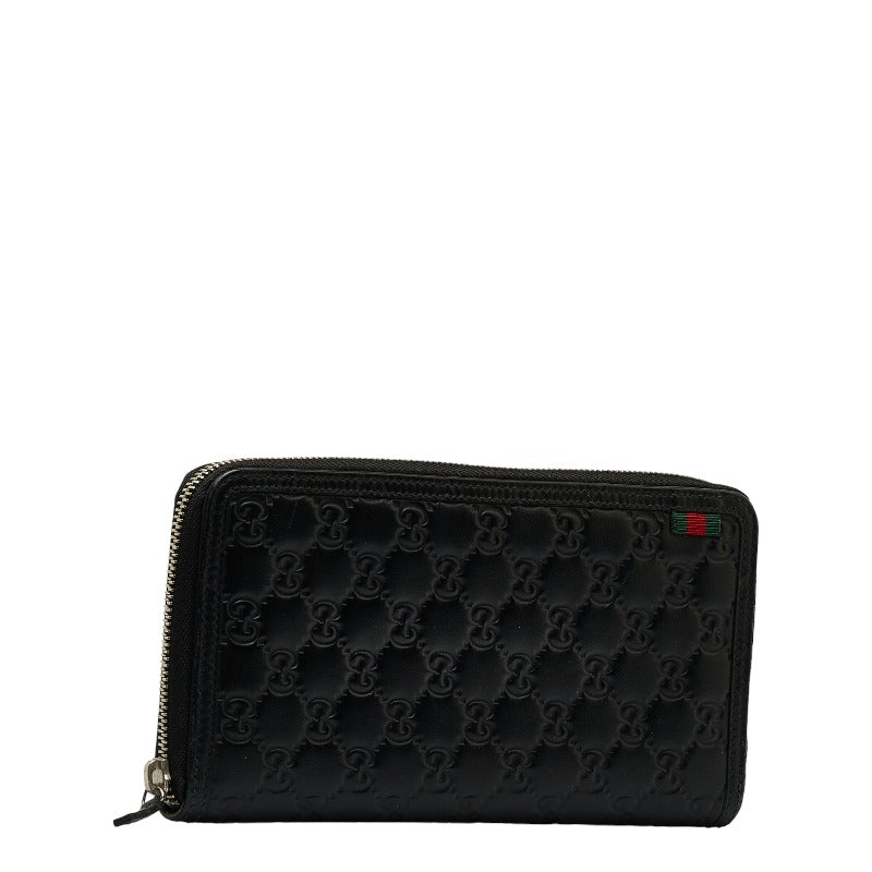 Guccissima Leather Zip Around Wallet 295833