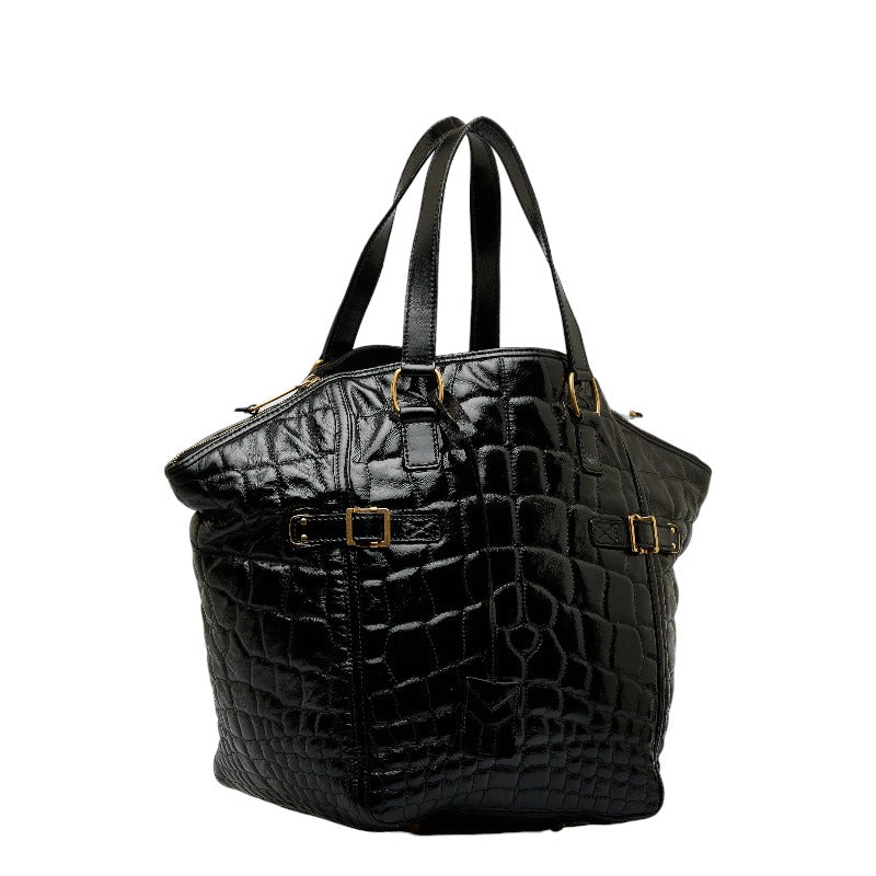Embossed Leather Downtown Tote Bag 172460
