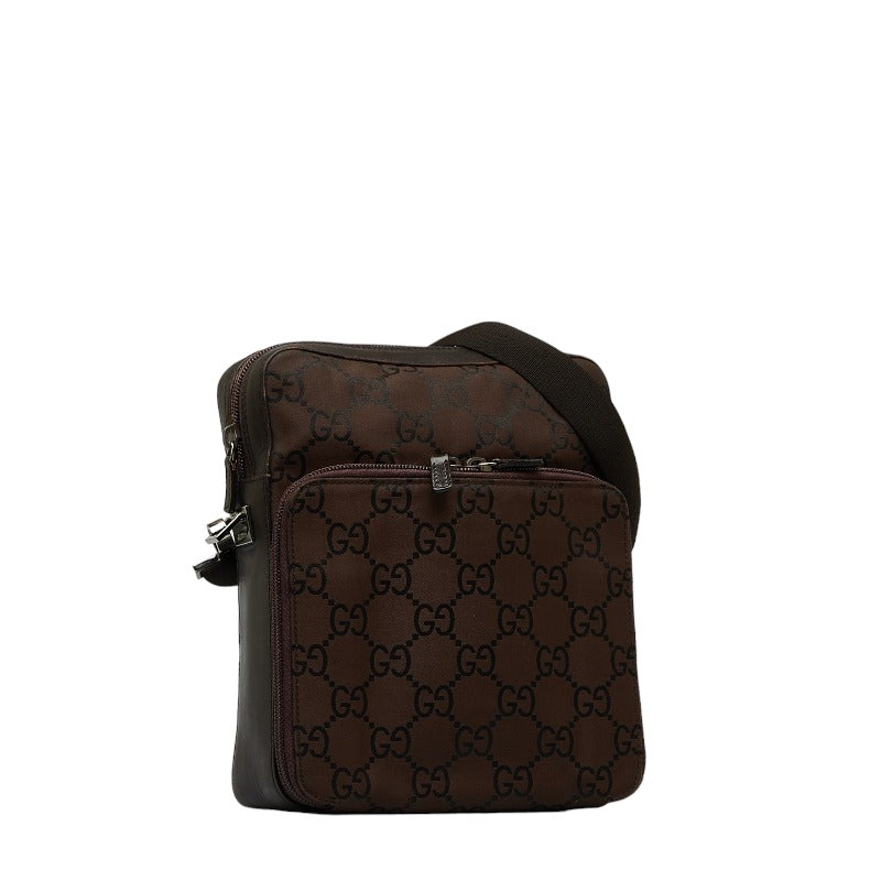 Gucci GG Nylon Shoulder Bag Canvas Shoulder Bag 007 2019 in Good condition