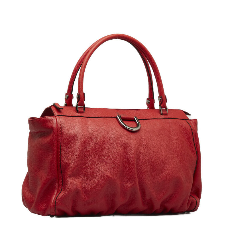 Leather Abbey D-Ring Handbag  341491