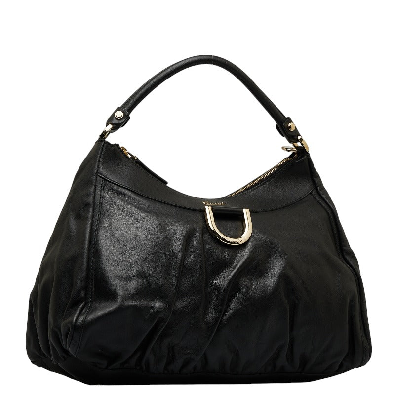 Gucci Leather D-Ring Shoulder Bag Leather Shoulder Bag 189833 in Good condition