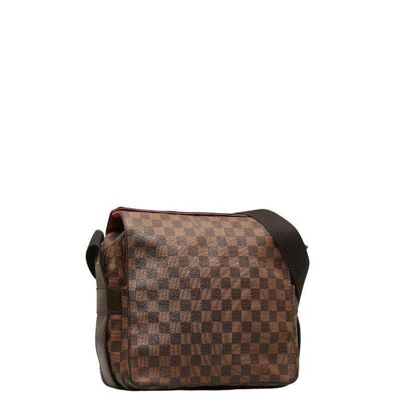 Louis Vuitton Damier Ebene Naviglio Canvas Shoulder Bag N45255 in Fair condition