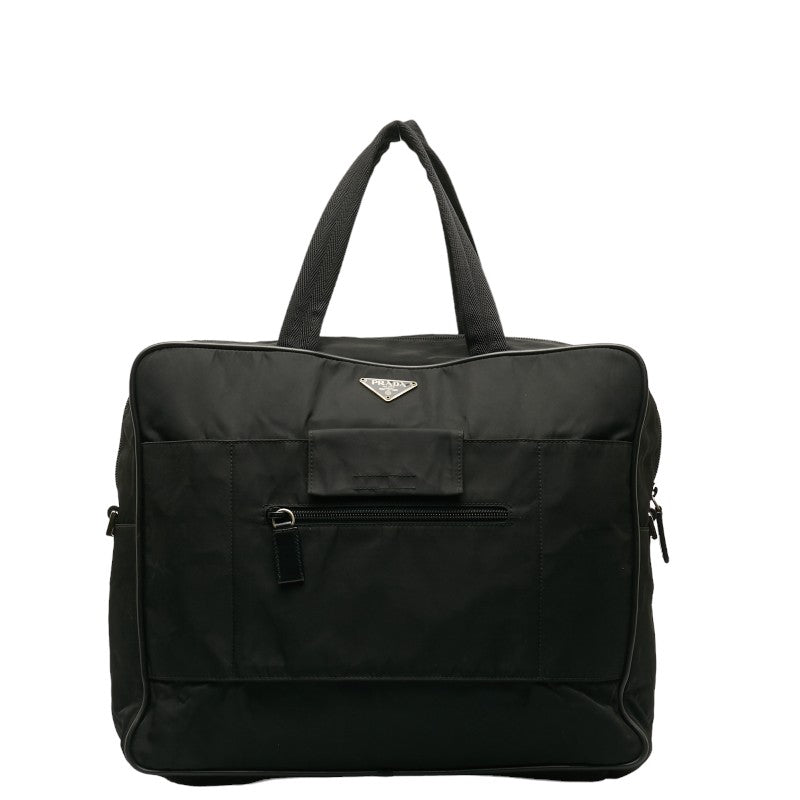 Prada Tessuto Business Bag Canvas Business Bag V431 in Good condition