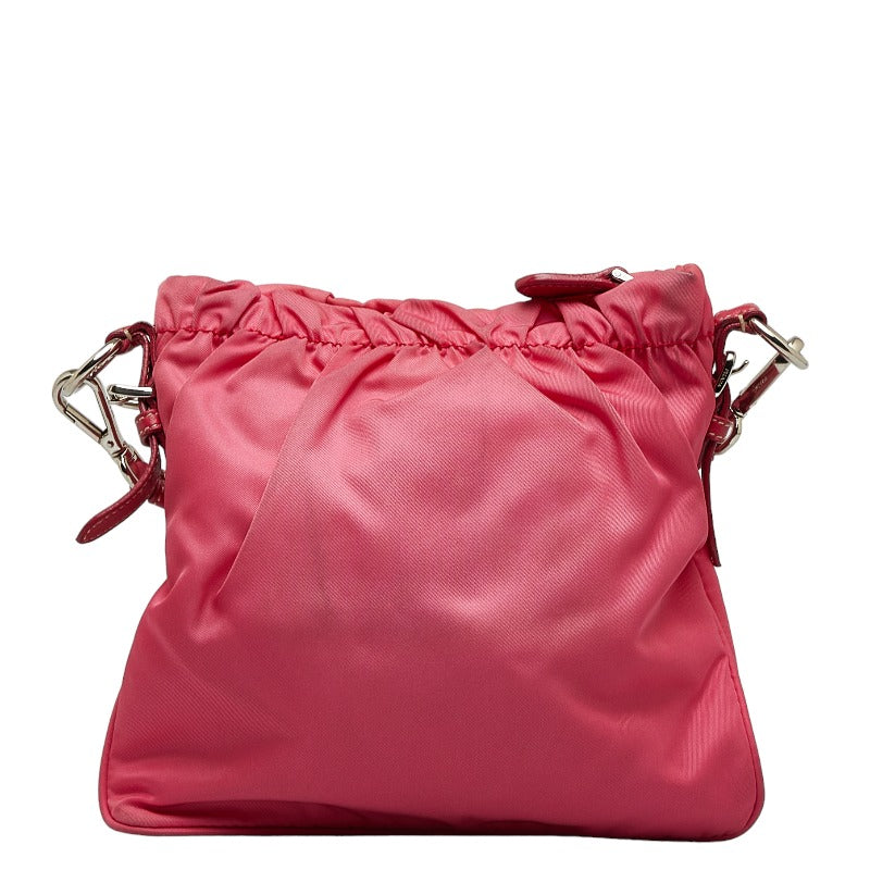 Prada Nylon Shoulder Bag Pink in Very Good Condition