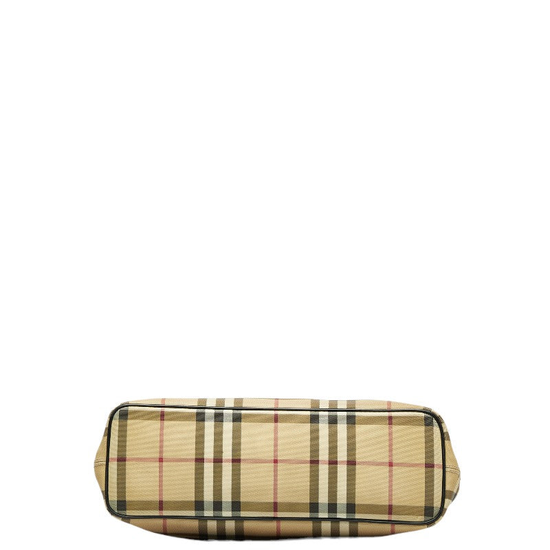 Burberry Nova Check PVC Leather Handbag