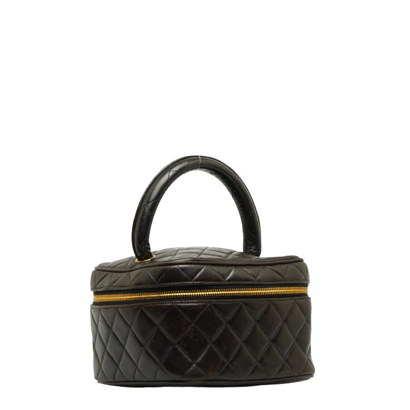 Quilted Leather Vanity Bag