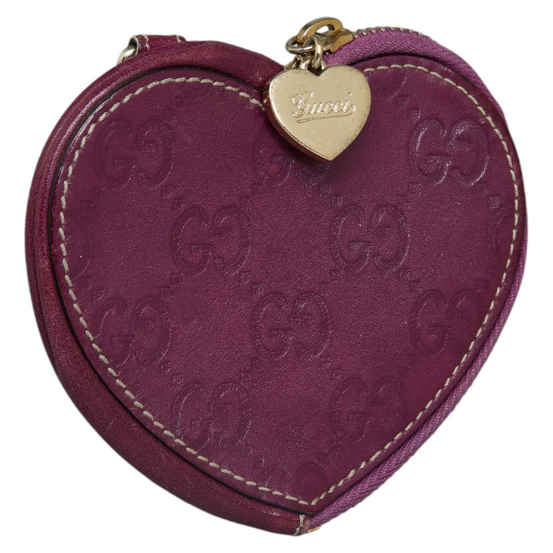 Guccissima Leather Heart Coin Purse 152615