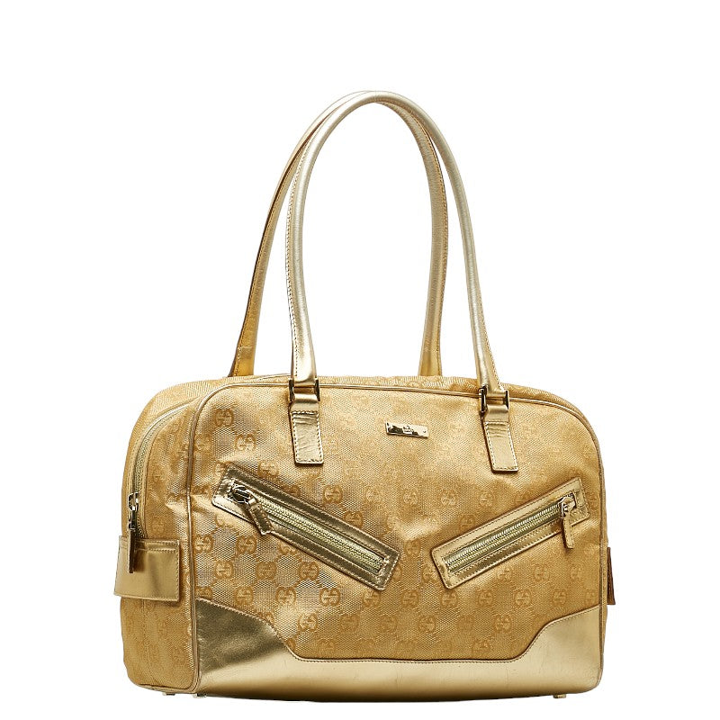 Gucci GG Lurex Bowler Bag Canvas Handbag 000-0852 2123 in Fair condition