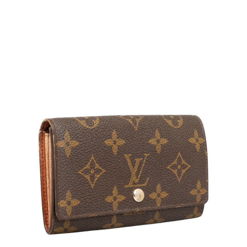 Louis Vuitton Portomone Zip Bifold Wallet Canvas Short Wallet M61735 in Fair condition