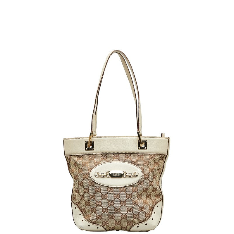 Gucci GG Canvas Tote Bag  Canvas Handbag 145994 in Good condition