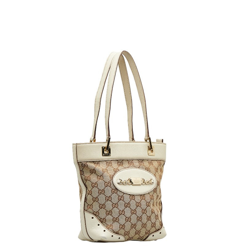 Gucci GG Canvas Tote Bag  Canvas Handbag 145994 in Good condition