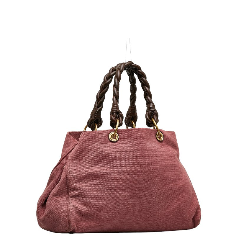 Braided Handle Canvas Tote 171267