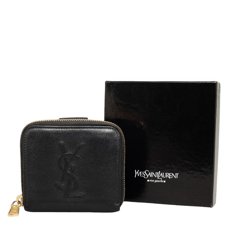 Yves Saint Laurent Leather Bifold Wallet GUE568985 in Very Good Condition