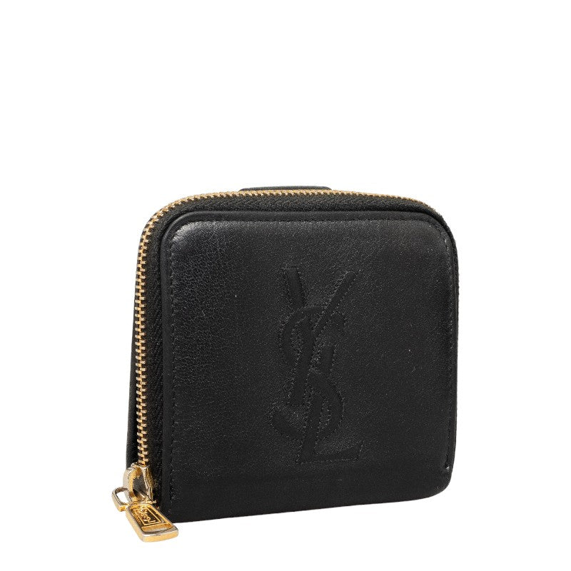 Yves Saint Laurent Leather Bifold Wallet GUE568985 in Very Good Condition