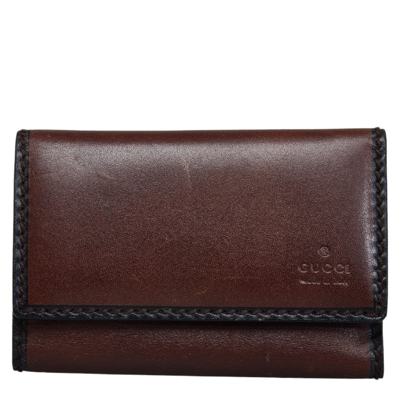 Gucci Leather Trifold Key Case  Leather Other 106678 in Good condition