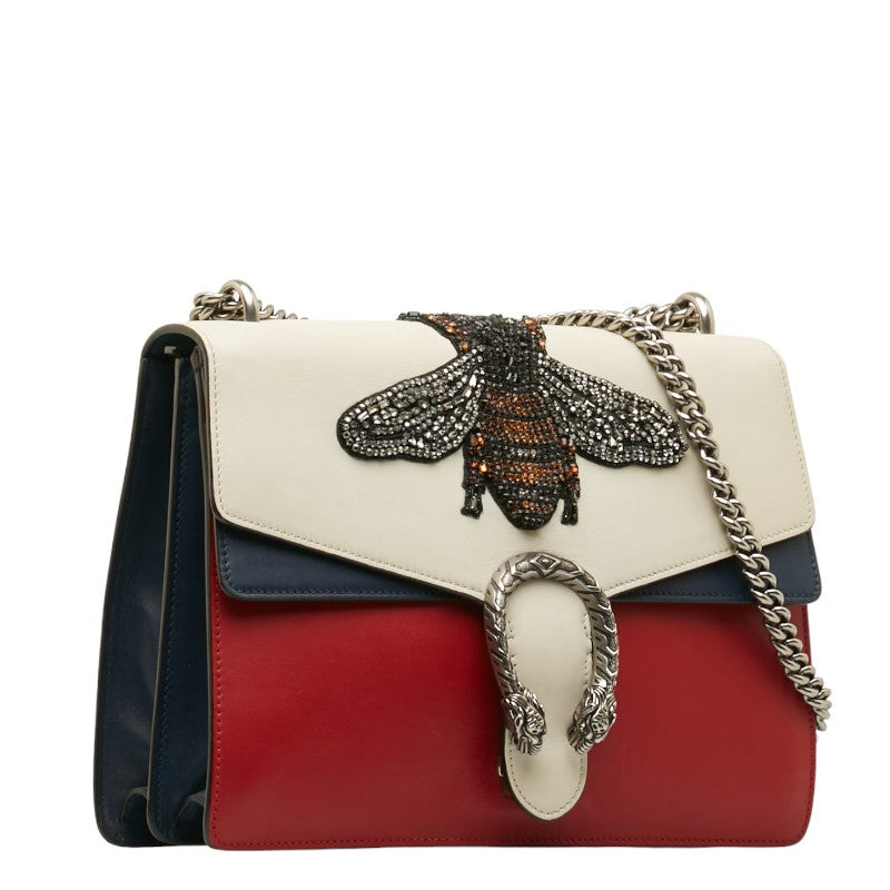 Gucci Dionysus Bee Chain Shoulder Bag Leather